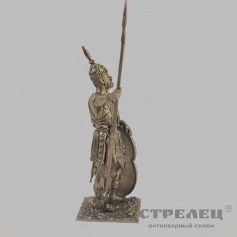 фото — оловянный солдатик «воин латинян (ромул). 7-8 век до н.э.». гк